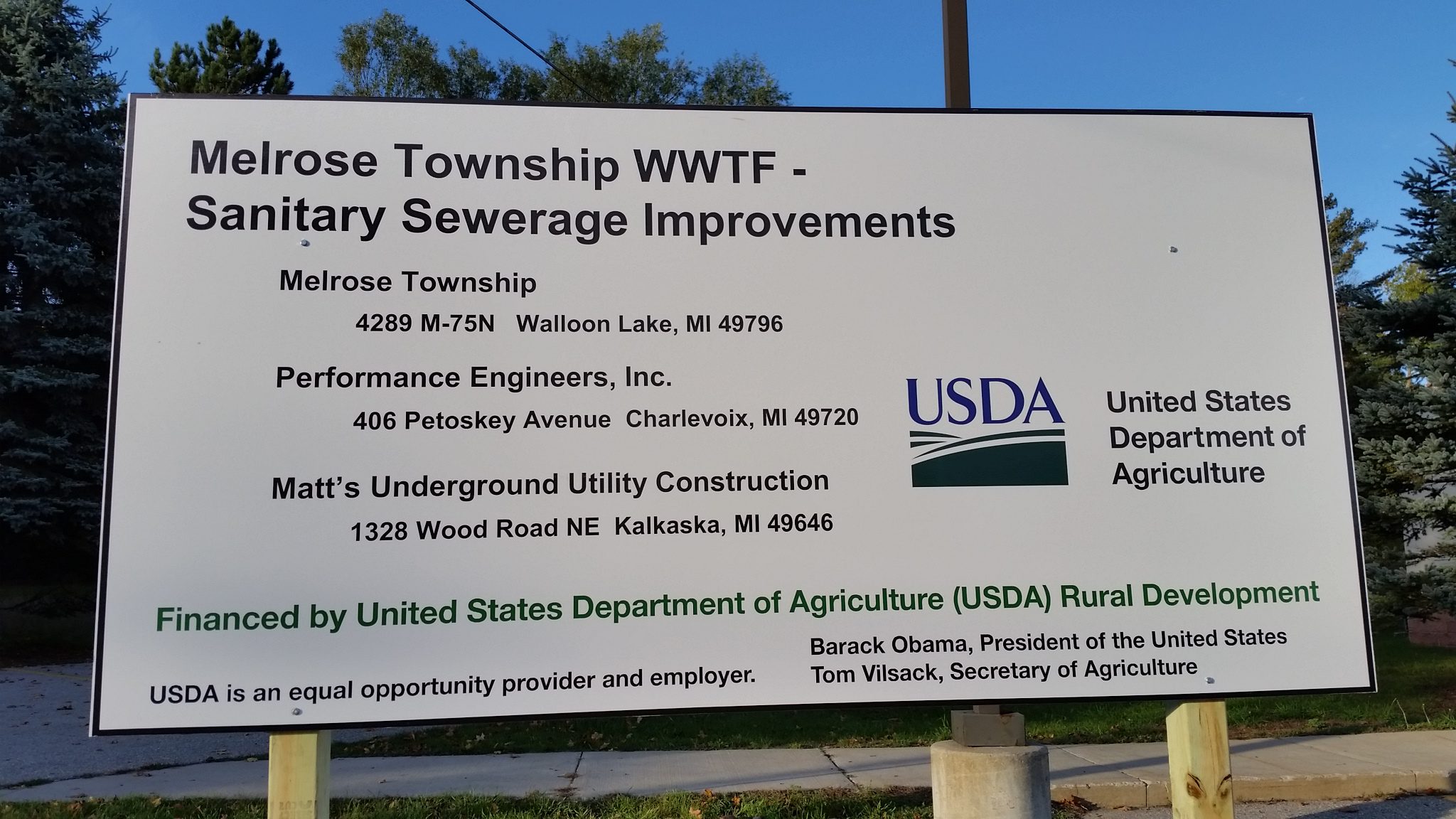 Sample Signage History